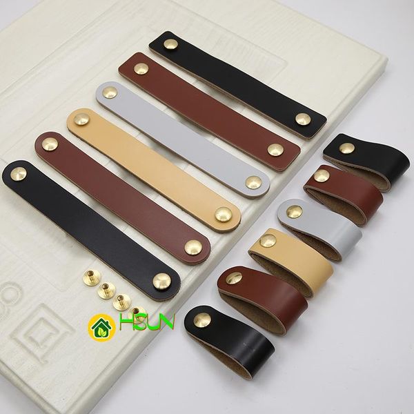 handles & pulls 2 pcs brass pure copper leather handle nordic luxury cabinet door drawer children's anti-collision
handles & pulls 2 pcs brass pure copper leather handle nordic luxury cabinet door drawer children's anti-collision