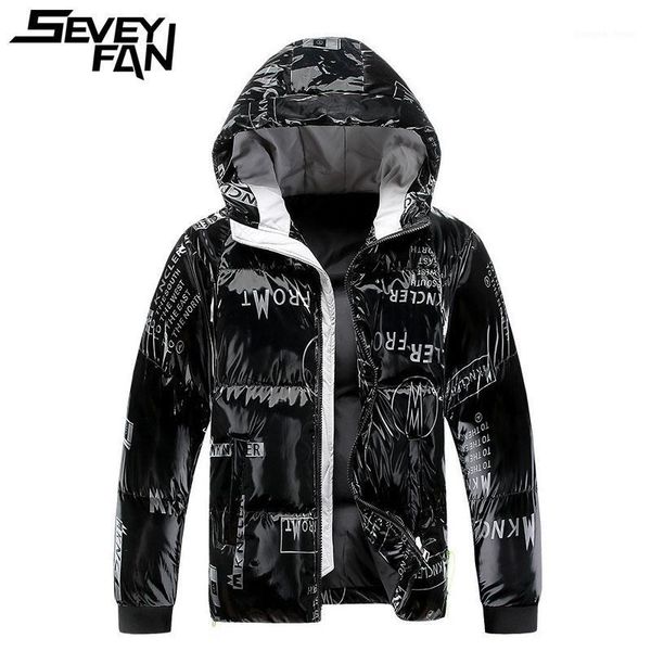 men's down & parkas seveyfan winter 2021 hooded thickened warm jacket bread coat plus size bright face couple cotton, Black
men's down & parkas seveyfan winter 2021 hooded thickened warm jacket bread coat plus size bright face couple cotton, Black