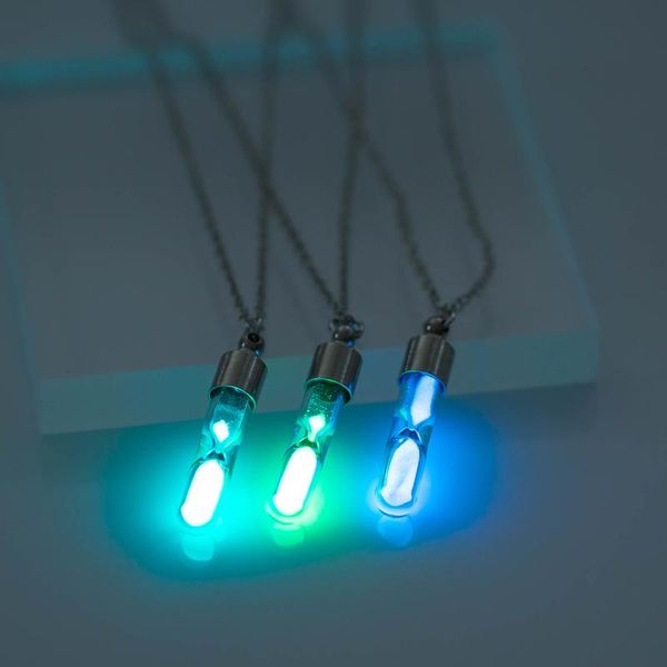 pendant necklaces women men glowing luminous sand timer glass hourglass bottle necklace ladies couple gift lovers, Silver
pendant necklaces women men glowing luminous sand timer glass hourglass bottle necklace ladies couple gift lovers, Silver