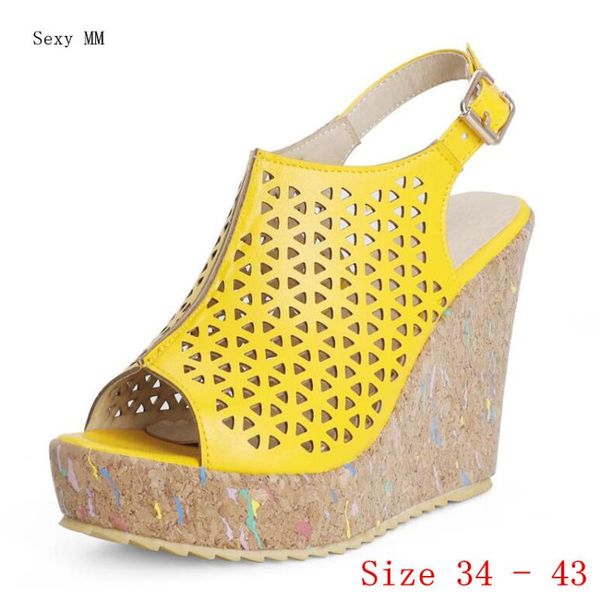 sandals women platform high heel wedge summer shoes slippers woman heels wedges gladiator plus size 34- 40 41 42 43, Black
sandals women platform high heel wedge summer shoes slippers woman heels wedges gladiator plus size 34- 40 41 42 43, Black