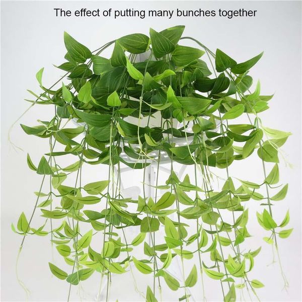 1pcs 96cm artificial plant stem simulation lonicera japonica leaf hanging vine faux plant for wedding party home decor
1pcs 96cm artificial plant stem simulation lonicera japonica leaf hanging vine faux plant for wedding party home decor
