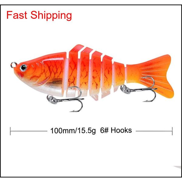 5pcs/lot multi-section fish hard baits & lures 15 color mixed 10cm 15.5g 6# hook fishing hooks pesca fishing ta dla hairclippers2011
5pcs/lot multi-section fish hard baits & lures 15 color mixed 10cm 15.5g 6# hook fishing hooks pesca fishing ta dla hairclippers2011