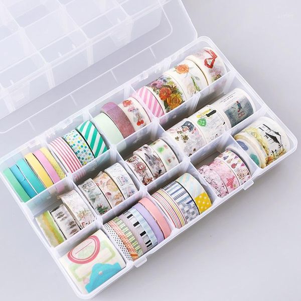 storage bottles & jars 15 grids plastic multifunction washi tape box scrapbook diy learning office articles and stationery
storage bottles & jars 15 grids plastic multifunction washi tape box scrapbook diy learning office articles and stationery