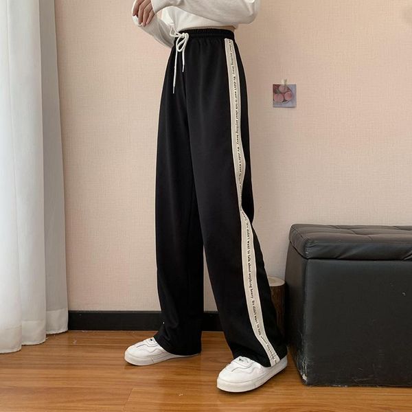 women's pants & capris vanovich korean japan style high waist slim wide-leg autumn 2021 sweatpants women baggy, Black;white
women's pants & capris vanovich korean japan style high waist slim wide-leg autumn 2021 sweatpants women baggy, Black;white