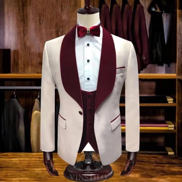 men's suits & blazers 2021 groom tuxedo excellent wedding dress slim fit dance party set (jacket+vest+pants)costume homme, White;black
men's suits & blazers 2021 groom tuxedo excellent wedding dress slim fit dance party set (jacket+vest+pants)costume homme, White;black