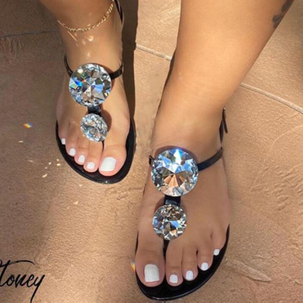2021 summer new fashion roman rhinestone flip-flops open toe women's sandals solid color all-match buckle plus size sandals, Black
2021 summer new fashion roman rhinestone flip-flops open toe women's sandals solid color all-match buckle plus size sandals, Black