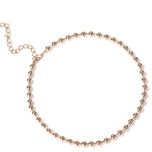 pendant necklaces necklace 2021 round bead chain for women initial clavicle chains jewelry accessories collares, Silver
pendant necklaces necklace 2021 round bead chain for women initial clavicle chains jewelry accessories collares, Silver