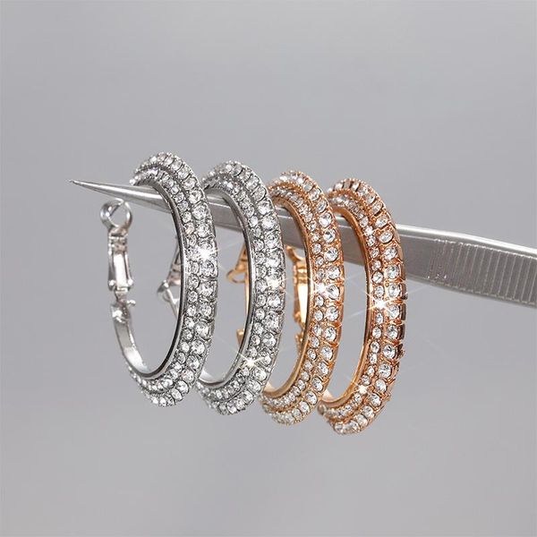 hoop & huggie exaggerated shiny crystal big circle earring for women fashion streetwear earrings gold/silver color party ear jewelry, Golden;silver
hoop & huggie exaggerated shiny crystal big circle earring for women fashion streetwear earrings gold/silver color party ear jewelry, Golden;silver