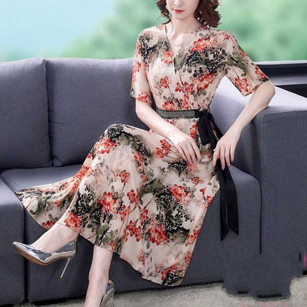 summer fashion women v neck short sleeve loose maxi sundress casual floral boho beach midi dresses 210531, Black;gray
summer fashion women v neck short sleeve loose maxi sundress casual floral boho beach midi dresses 210531, Black;gray