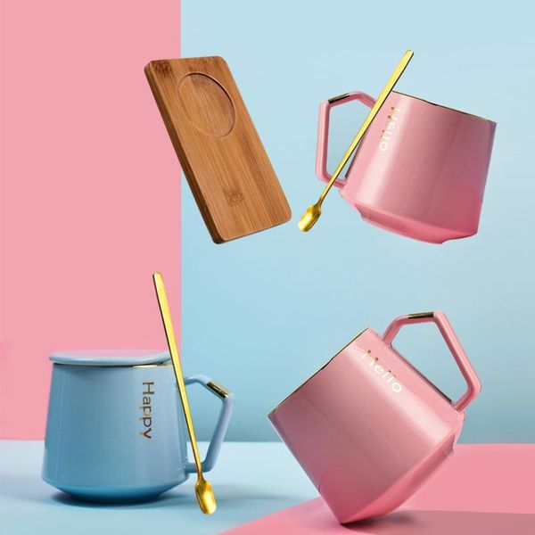 mugs 370ml large capacity ceramic mug creative coffee cup set couple with lid spoon wooden plate gift box
mugs 370ml large capacity ceramic mug creative coffee cup set couple with lid spoon wooden plate gift box