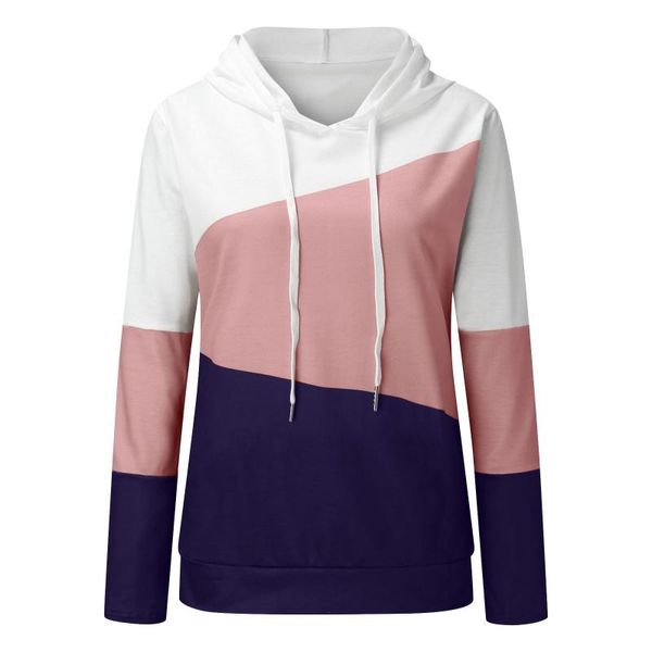 women's hoodies & sweatshirts women long sleeve stitching printed pullover hoodie sweatshirt round neck hooded long-sleeved t-shirt d91, Black
women's hoodies & sweatshirts women long sleeve stitching printed pullover hoodie sweatshirt round neck hooded long-sleeved t-shirt d91, Black