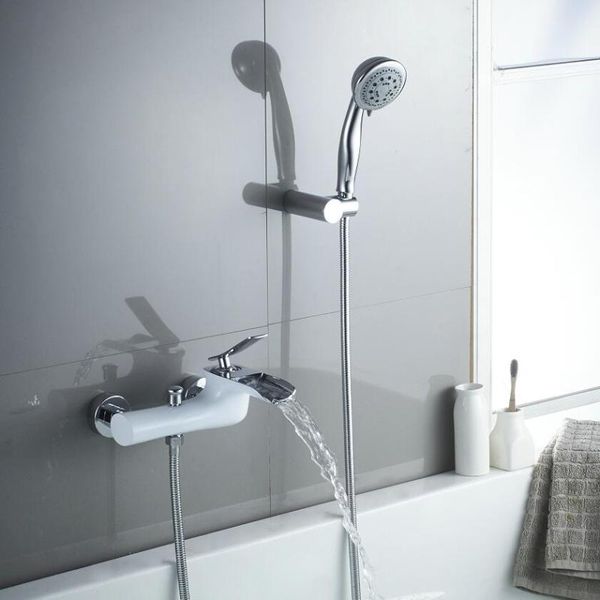vidric brass bath & shower faucet chrome and white finished wall mounted bathtub faucet exposed b&s waterfall bathroom
vidric brass bath & shower faucet chrome and white finished wall mounted bathtub faucet exposed b&s waterfall bathroom
