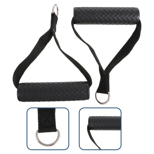 2 pcs fitness handle durable tension rope handle heavy duty