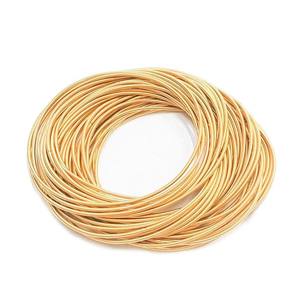 link, chain 50 pcs beaded gold-covered spring bracelet diy spiral carbon steel elastic non-slip craft, Black
link, chain 50 pcs beaded gold-covered spring bracelet diy spiral carbon steel elastic non-slip craft, Black