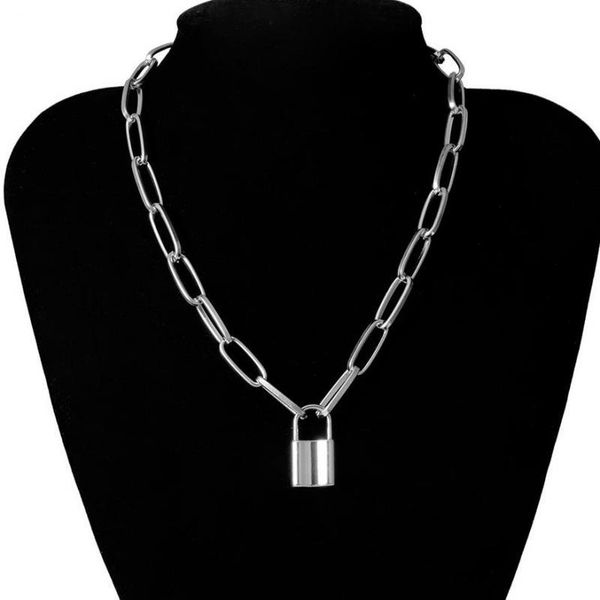pendant necklaces punk thick chain necklace silver color lock for women jewelry gold & pendants scf162
pendant necklaces punk thick chain necklace silver color lock for women jewelry gold & pendants scf162
