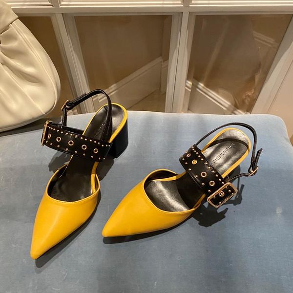 round heel ankle strap women sandals elegant summer women sandals pointed toe low heel casual shoes office ladies pumps, Black
round heel ankle strap women sandals elegant summer women sandals pointed toe low heel casual shoes office ladies pumps, Black