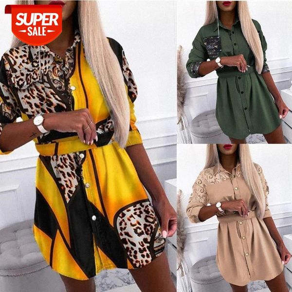 elegant long sleeve lapel collar shirt dress women spring autumn stitching sequined button mini dresses office lady blouse dress #5o2z, White;black
elegant long sleeve lapel collar shirt dress women spring autumn stitching sequined button mini dresses office lady blouse dress #5o2z, White;black