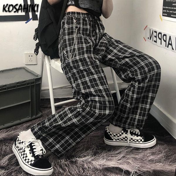women's pants & capris kosahiki harajuku plaid women straight high waist 2021 wide leg casual all match japanese streetwear capri, Black;white
women's pants & capris kosahiki harajuku plaid women straight high waist 2021 wide leg casual all match japanese streetwear capri, Black;white