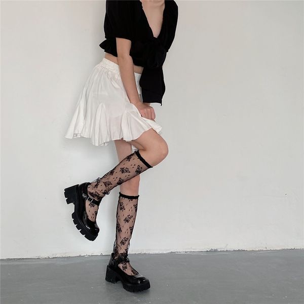 pattkin lace sweet flower rattan pattern hollowed out soft girl butterfly mh calf sock, Red;black
pattkin lace sweet flower rattan pattern hollowed out soft girl butterfly mh calf sock, Red;black