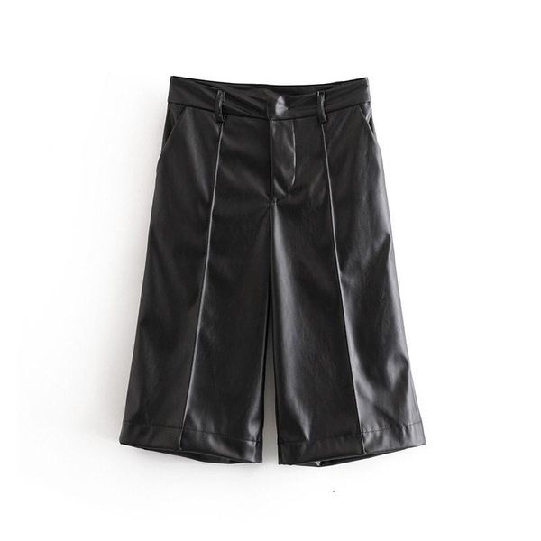 women's pants & capris women fashion black faux leather ladies winter knee length pu streetwear loose wide leg trousers, Black;white
women's pants & capris women fashion black faux leather ladies winter knee length pu streetwear loose wide leg trousers, Black;white