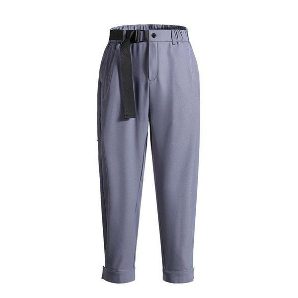 men's pants solid color casual track summer slim fit blue gray loose elastic waist trousers men streetwear clothes for business, Black
men's pants solid color casual track summer slim fit blue gray loose elastic waist trousers men streetwear clothes for business, Black