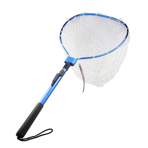 fishing accessories -folding hand net silicone landing with aluminum alloy handle extending pole nets tackle
fishing accessories -folding hand net silicone landing with aluminum alloy handle extending pole nets tackle