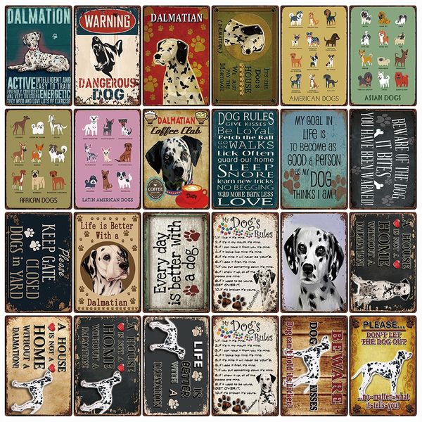 pet dogs rules warning better life with dalmation metal sign home decor bar wall art painting 20*30 cm size dg-13
pet dogs rules warning better life with dalmation metal sign home decor bar wall art painting 20*30 cm size dg-13