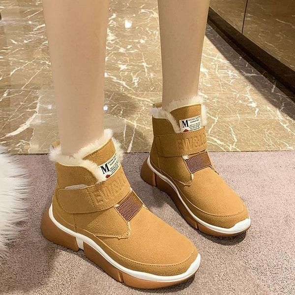 boots 2021 hook & loop thick bottom snow women round toe ankle warm plush booties female winter non-slip shoes, Black
boots 2021 hook & loop thick bottom snow women round toe ankle warm plush booties female winter non-slip shoes, Black