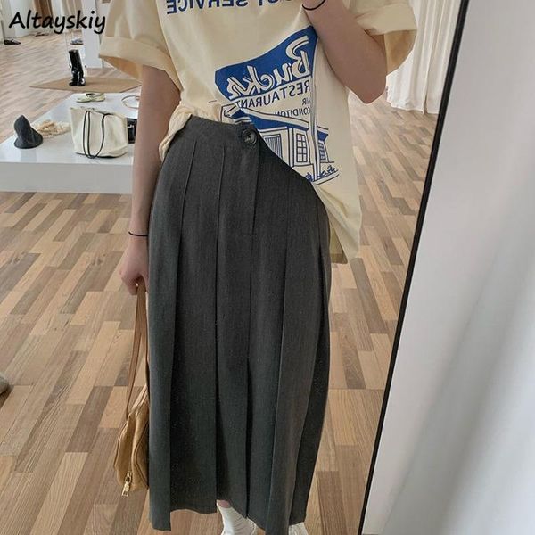 skirts women gray ulzzang solid pleated temperament chic 2021 natural all-match casual female daily spring elegant, Black
skirts women gray ulzzang solid pleated temperament chic 2021 natural all-match casual female daily spring elegant, Black
