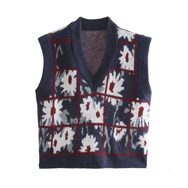 2021 new women floral vest sweater casual v neck sleeveless autumn winter jumper knitted streetwear style pullover loose fkfr, Black;white
2021 new women floral vest sweater casual v neck sleeveless autumn winter jumper knitted streetwear style pullover loose fkfr, Black;white
