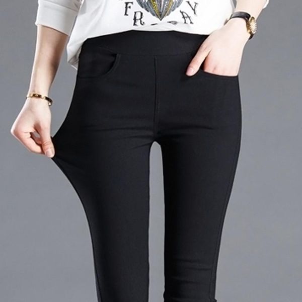 women's pants & capris autumn women elastic slim pencils high waist white black skinny leggings long trousers ladies large size s-3xl, Black;white
women's pants & capris autumn women elastic slim pencils high waist white black skinny leggings long trousers ladies large size s-3xl, Black;white