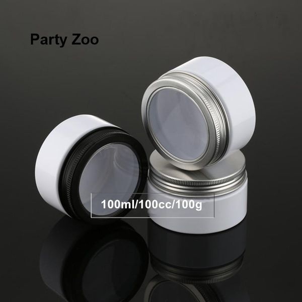 storage bottles & jars 144 x 100ml lucifugal white bath salt jar with black aluminum window lid thicken facial lotion pot wholesale
storage bottles & jars 144 x 100ml lucifugal white bath salt jar with black aluminum window lid thicken facial lotion pot wholesale