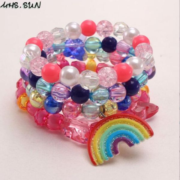 girl boy kids strands charming rainbow colorful bangles crystal beaded cartoon pendant bracelets beads jewelry for children christmas gift, Black
girl boy kids strands charming rainbow colorful bangles crystal beaded cartoon pendant bracelets beads jewelry for children christmas gift, Black