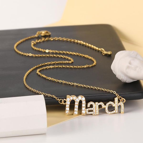 pendant necklaces women's fashion october september month letter pendants crystal jewelry stainless steel link chain birth date necklace, Silver
pendant necklaces women's fashion october september month letter pendants crystal jewelry stainless steel link chain birth date necklace, Silver