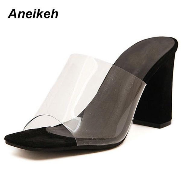 aneikeh 2021 pvc summer sandals shallow rome square heel ladies thick sandals fashion open toe flip flops slip-on woman shoes, Black
aneikeh 2021 pvc summer sandals shallow rome square heel ladies thick sandals fashion open toe flip flops slip-on woman shoes, Black