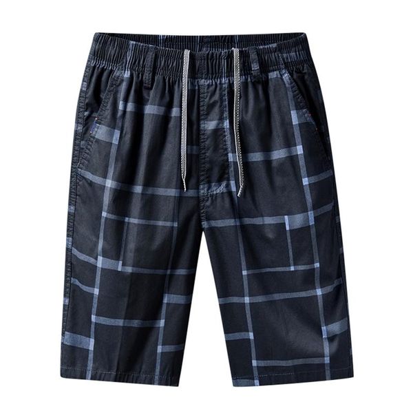 men's shorts korea style cargo 2021 summer casual plaid print pocket classic brand male short pants trouers, White;black 
men's shorts korea style cargo 2021 summer casual plaid print pocket classic brand male short pants trouers, White;black