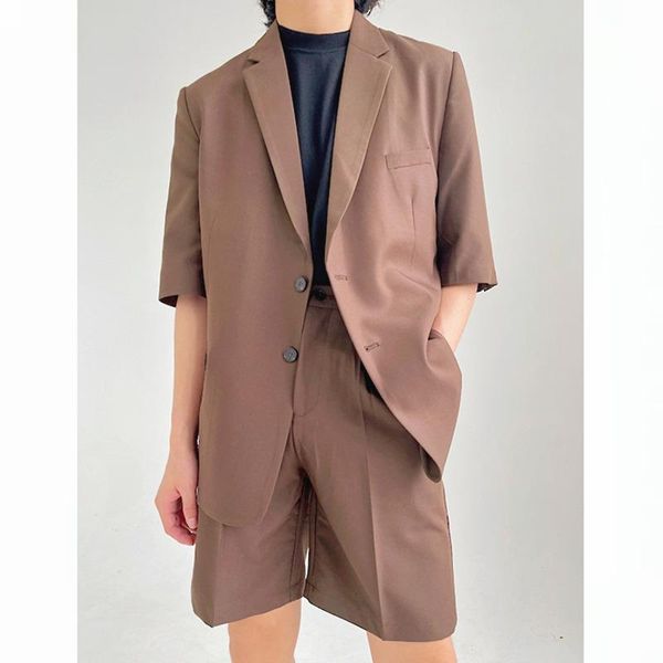 men's suits & blazers summer blazer social formal solid color suit jacket korean business casual short-sleeved dress men m-3xl, White;black
men's suits & blazers summer blazer social formal solid color suit jacket korean business casual short-sleeved dress men m-3xl, White;black