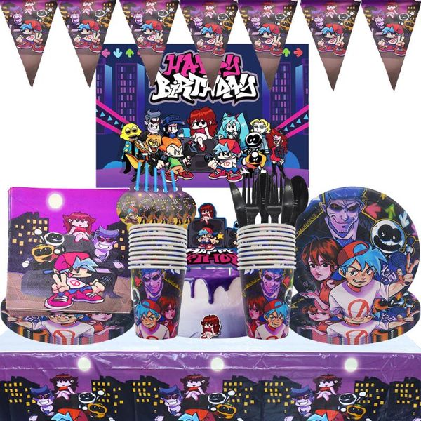 disposable dinnerware friday night funkins ballons birthday party supplies baby shower decoration cup plate cake er banner game fans boy
disposable dinnerware friday night funkins ballons birthday party supplies baby shower decoration cup plate cake er banner game fans boy