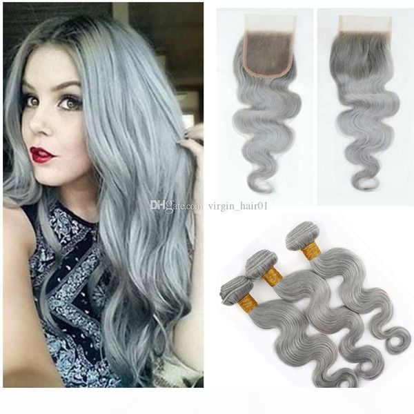 new fashion grey silver brazilian virgin hair weave 3 bundles with lace closure body wave human hair extension with lace closure gray, Black;brown
new fashion grey silver brazilian virgin hair weave 3 bundles with lace closure body wave human hair extension with lace closure gray, Black;brown