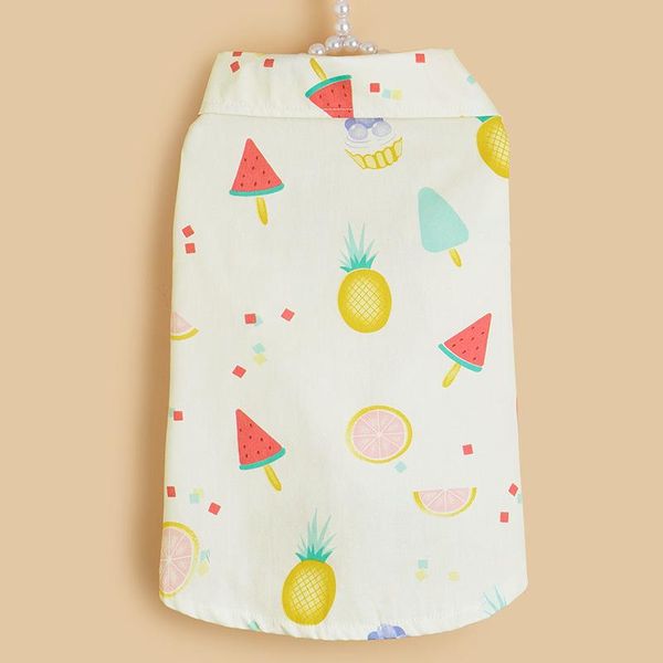 dog apparel summer hawaiian pet clothes watermelon pineapple fruit print cat sweet shirt suit for small dogs t para perro
dog apparel summer hawaiian pet clothes watermelon pineapple fruit print cat sweet shirt suit for small dogs t para perro