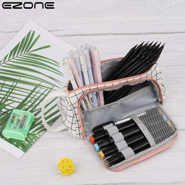 pencil bags ezone stationery canvas case double layer large capacity box kawaii pencilcase school pen supplies
pencil bags ezone stationery canvas case double layer large capacity box kawaii pencilcase school pen supplies