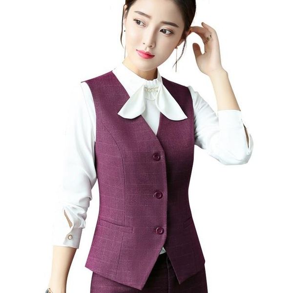 women's vests fashion business plaid vest 2021 work wear uniforms slim v neck formal jackets women office ladies coat plus size, Black;white
women's vests fashion business plaid vest 2021 work wear uniforms slim v neck formal jackets women office ladies coat plus size, Black;white