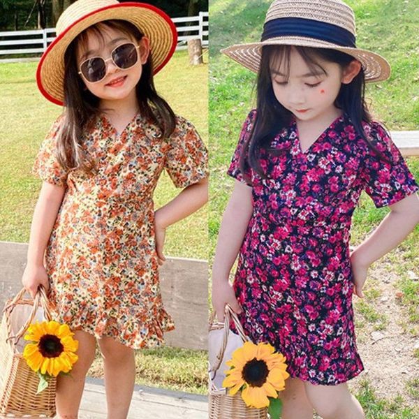 girl's dresses toddler kids 2021 baby girl floral tank dress summer button sleeveless sundress infant princess, Red;yellow
girl's dresses toddler kids 2021 baby girl floral tank dress summer button sleeveless sundress infant princess, Red;yellow