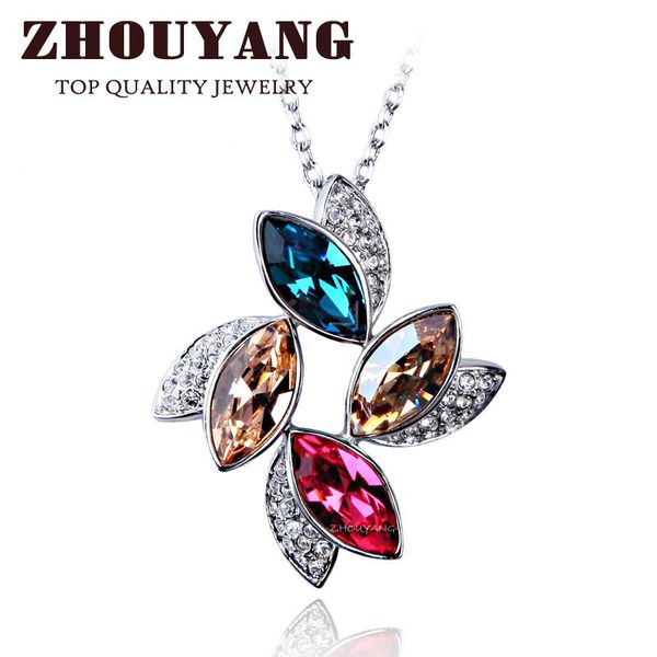 pendant necklaces zhouyang zyn436 luxurious flower crystal necklace silver color fashion jewellery nickel free
pendant necklaces zhouyang zyn436 luxurious flower crystal necklace silver color fashion jewellery nickel free