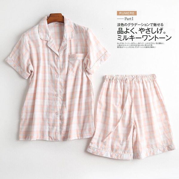 pyjamas women 100% double gauze cotton short sleeves ladies pajama sets shorts cute stripe sleepwear women homewear, Black;red
pyjamas women 100% double gauze cotton short sleeves ladies pajama sets shorts cute stripe sleepwear women homewear, Black;red