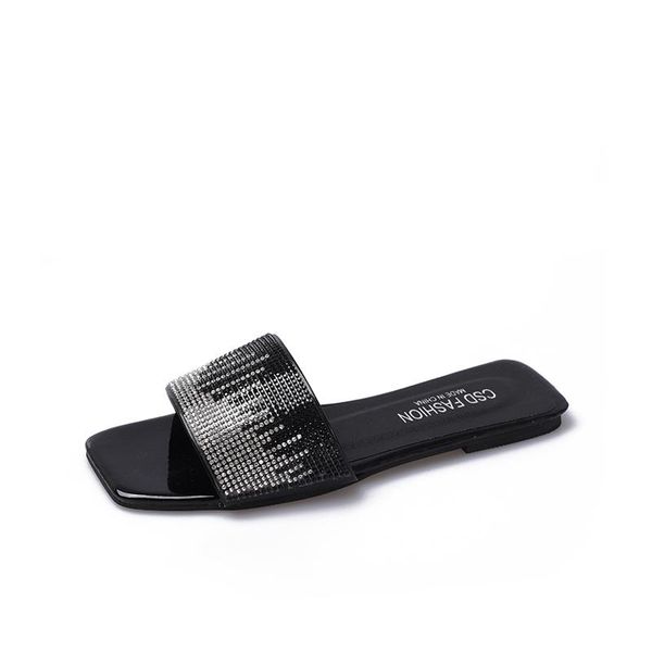 slippers women's glamour summer sporty slipper sandals with rhinestone surfaces, Black
slippers women's glamour summer sporty slipper sandals with rhinestone surfaces, Black