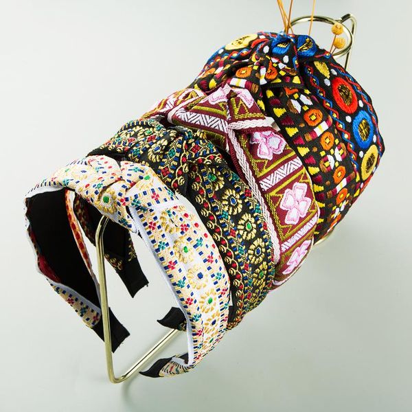 hair accessories ethnic embroidery floral knotted hairbands for women party show vintage head bands female wide cross turban spandex headwea
hair accessories ethnic embroidery floral knotted hairbands for women party show vintage head bands female wide cross turban spandex headwea