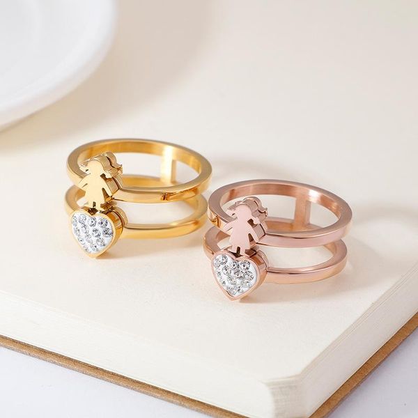 wedding rings brand 3 colors stainless steel zircon for women cute heart cartoon girl & boy jewelry lady gifts, Slivery;golden
wedding rings brand 3 colors stainless steel zircon for women cute heart cartoon girl & boy jewelry lady gifts, Slivery;golden