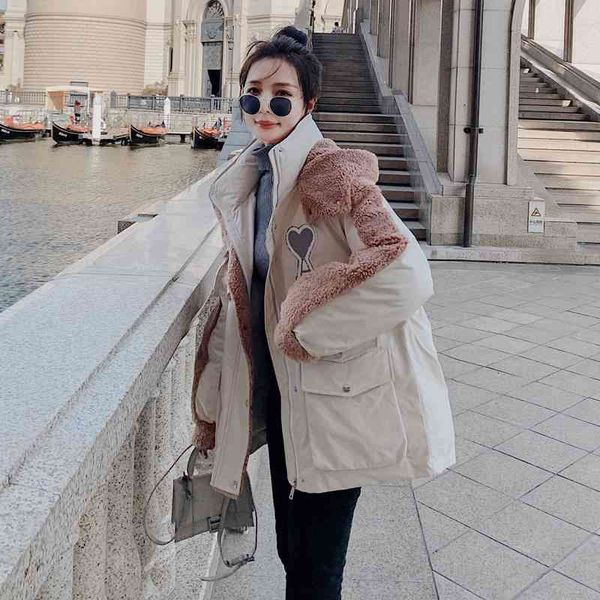 women's down & parkas large fur collar women's new winter mid-length plus velvet padded down cotton-padded jacket n6ms, Black
women's down & parkas large fur collar women's new winter mid-length plus velvet padded down cotton-padded jacket n6ms, Black