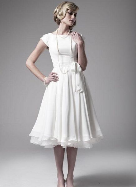 2021 new selling short beach wedding es knee length cap sleeve jewel neck ribbon sash ivory chiffon bridal gowns tmqi, White
2021 new selling short beach wedding es knee length cap sleeve jewel neck ribbon sash ivory chiffon bridal gowns tmqi, White